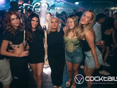 A professional photo of guests enjoying themselves at Cocktails Nightclub from our gallery.