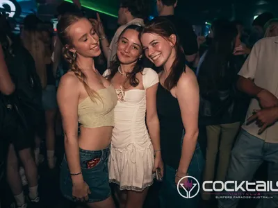 A professional photo of guests enjoying themselves at Cocktails Nightclub from our gallery.