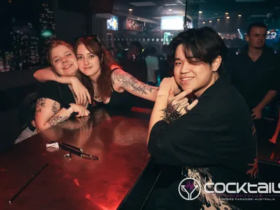 A professional photo of guests enjoying themselves at Cocktails Nightclub from our gallery.