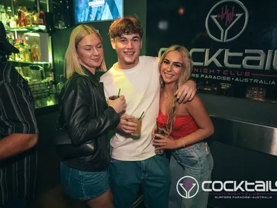 A professional photo of guests enjoying themselves at Cocktails Nightclub from our gallery.