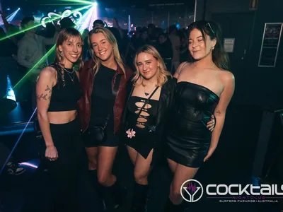 A professional photo of guests enjoying themselves at Cocktails Nightclub from our gallery.