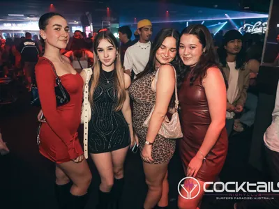 A professional photo of guests enjoying themselves at Cocktails Nightclub from our gallery.