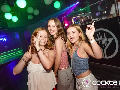 A professional photo of guests enjoying themselves at Cocktails Nightclub from our gallery.