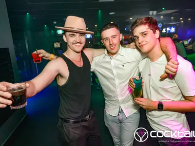 A professional photo of guests enjoying themselves at Cocktails Nightclub from our gallery.