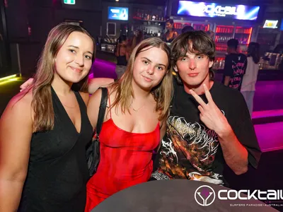 A professional photo of guests enjoying themselves at Cocktails Nightclub from our gallery.