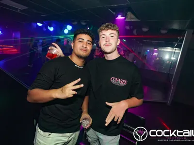 A professional photo of guests enjoying themselves at Cocktails Nightclub from our gallery.