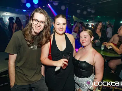 A professional photo of guests enjoying themselves at Cocktails Nightclub from our gallery.