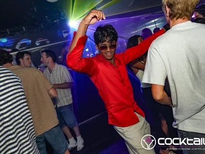 A professional photo of guests enjoying themselves at Cocktails Nightclub from our gallery.