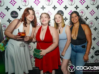 A professional photo of guests enjoying themselves at Cocktails Nightclub from our gallery.