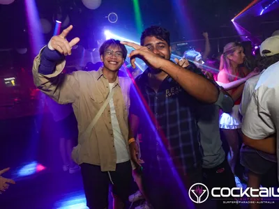 A professional photo of guests enjoying themselves at Cocktails Nightclub from our gallery.