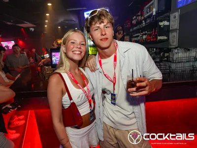 A professional photo of guests enjoying themselves at Cocktails Nightclub from our gallery.