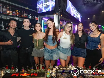 A professional photo of guests enjoying themselves at Cocktails Nightclub from our gallery.