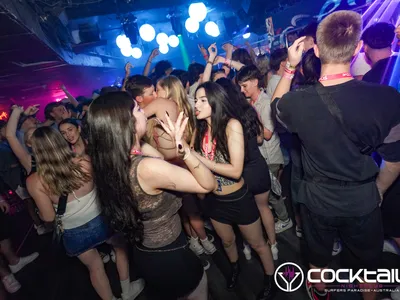 A professional photo of guests enjoying themselves at Cocktails Nightclub from our gallery.