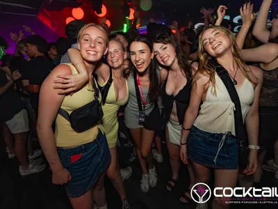 A professional photo of guests enjoying themselves at Cocktails Nightclub from our gallery.