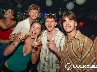 A professional photo of guests enjoying themselves at Cocktails Nightclub from our gallery.