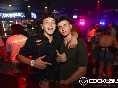 A professional photo of guests enjoying themselves at Cocktails Nightclub from our gallery.