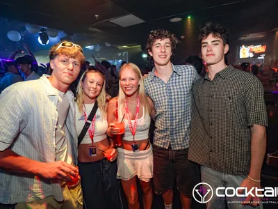 A professional photo of guests enjoying themselves at Cocktails Nightclub from our gallery.