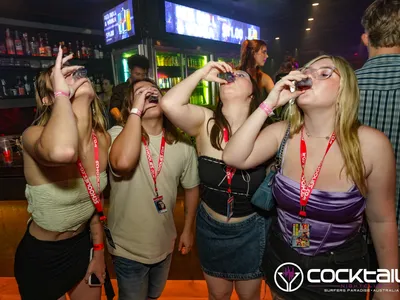 A professional photo of guests enjoying themselves at Cocktails Nightclub from our gallery.