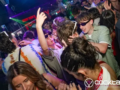 A professional photo of guests enjoying themselves at Cocktails Nightclub from our gallery.