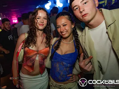 A professional photo of guests enjoying themselves at Cocktails Nightclub from our gallery.