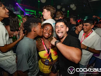 A professional photo of guests enjoying themselves at Cocktails Nightclub from our gallery.