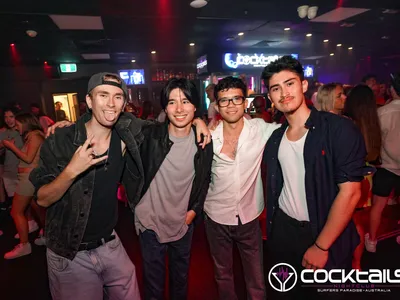 A professional photo of guests enjoying themselves at Cocktails Nightclub from our gallery.