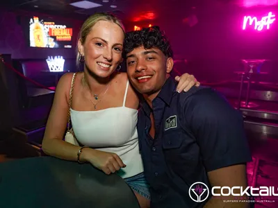 A professional photo of guests enjoying themselves at Cocktails Nightclub from our gallery.