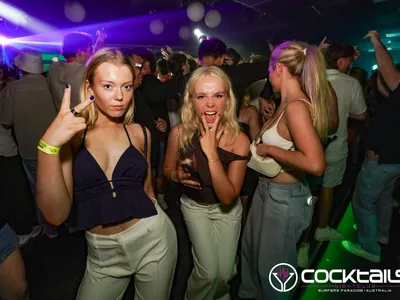 A professional photo of guests enjoying themselves at Cocktails Nightclub from our gallery.