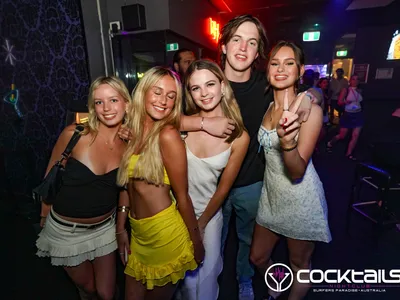 A professional photo of guests enjoying themselves at Cocktails Nightclub from our gallery.