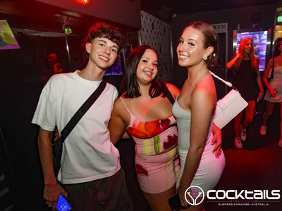 A professional photo of guests enjoying themselves at Cocktails Nightclub from our gallery.