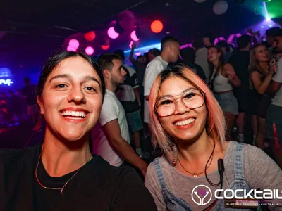 A professional photo of guests enjoying themselves at Cocktails Nightclub from our gallery.