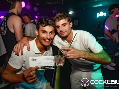 A professional photo of guests enjoying themselves at Cocktails Nightclub from our gallery.