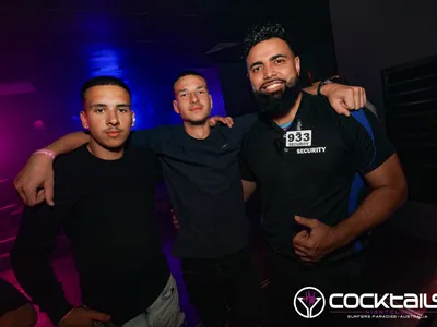 A professional photo of guests enjoying themselves at Cocktails Nightclub from our gallery.