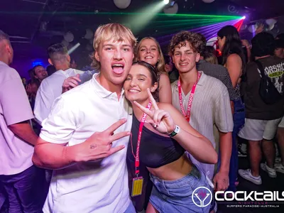 A professional photo of guests enjoying themselves at Cocktails Nightclub from our gallery.