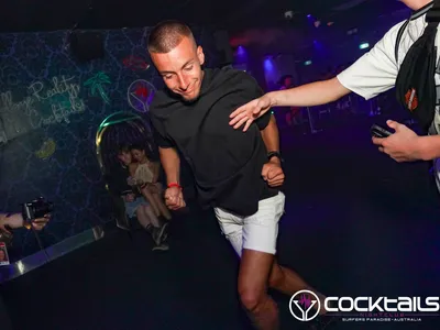 A professional photo of guests enjoying themselves at Cocktails Nightclub from our gallery.