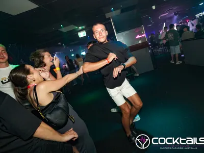 A professional photo of guests enjoying themselves at Cocktails Nightclub from our gallery.