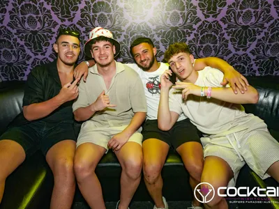 A professional photo of guests enjoying themselves at Cocktails Nightclub from our gallery.