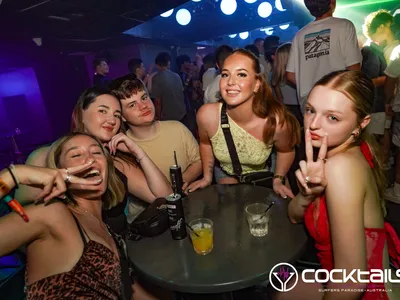 A professional photo of guests enjoying themselves at Cocktails Nightclub from our gallery.