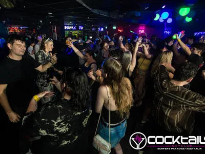 A professional photo of guests enjoying themselves at Cocktails Nightclub from our gallery.