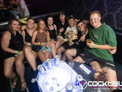 A professional photo of guests enjoying themselves at Cocktails Nightclub from our gallery.