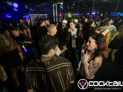 A professional photo of guests enjoying themselves at Cocktails Nightclub from our gallery.