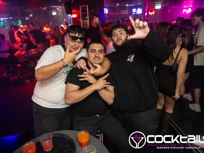 A professional photo of guests enjoying themselves at Cocktails Nightclub from our gallery.