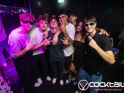 A professional photo of guests enjoying themselves at Cocktails Nightclub from our gallery.