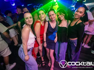 A professional photo of guests enjoying themselves at Cocktails Nightclub from our gallery.