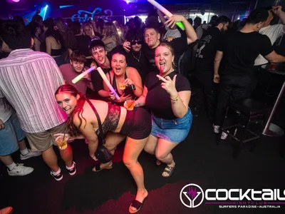 A professional photo of guests enjoying themselves at Cocktails Nightclub from our gallery.