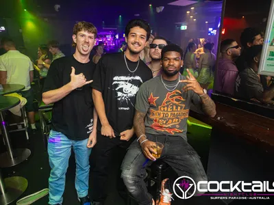 A professional photo of guests enjoying themselves at Cocktails Nightclub from our gallery.