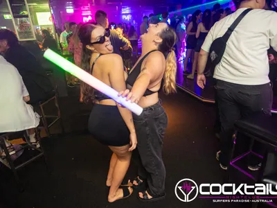 A professional photo of guests enjoying themselves at Cocktails Nightclub from our gallery.