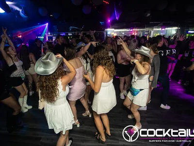 A professional photo of guests enjoying themselves at Cocktails Nightclub from our gallery.