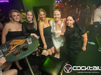 A professional photo of guests enjoying themselves at Cocktails Nightclub from our gallery.