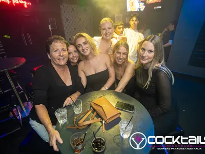 A professional photo of guests enjoying themselves at Cocktails Nightclub from our gallery.